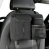 Black Car Back Seat Organizer with multiple storage compartments