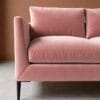 Aravali 2 Seater Sofa - Blush Pink Velvet - Thumbnail Image 3