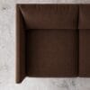 Aravali 2 Seater Sofa - Chocolate Brown Velvet - Thumbnail Image 5