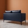 Aravali 2 Seater Sofa - Navy Blue Leatherette - Thumbnail Image 2