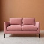 Aravali 2 Seater Sofa - Rose Gold Velvet