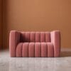 Calmora 2 Seater Sofa - Blush Pink Velvet
