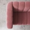 Calmora 2 Seater Sofa - Blush Pink Velvet - Thumbnail Image 5
