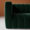 Calmora 2 Seater Sofa - Emerald Green Velvet - Thumbnail Image 5