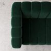 Calmora 2 Seater Sofa - Emerald Green Velvet - Thumbnail Image 2