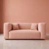 Cushora 2 Seater Sofa - Blush Pink Boucle