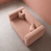 Cushora 2 Seater Sofa - Blush Pink Boucle - Thumbnail Image 4