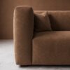 Cushora 2 Seater Sofa - Brown Suede - Thumbnail Image 3