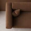 Cushora 2 Seater Sofa - Brown Suede - Thumbnail Image 5