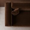 Cushora 2 Seater Sofa - Chocolate Brown Velvet - Thumbnail Image 4