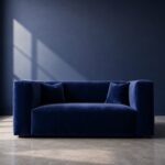 Cushora 2 Seater Sofa - Cobalt Blue Velvet