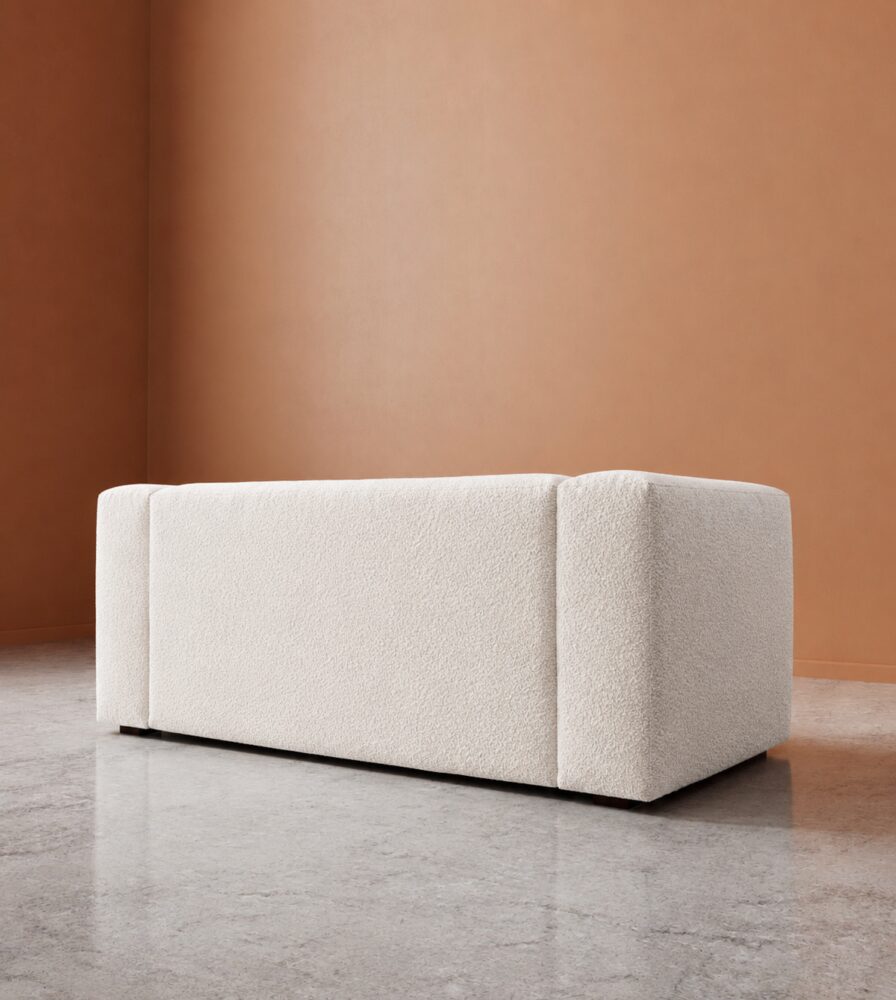 Cushora 2 Seater Sofa - White Boucle - Image 6