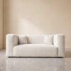 Cushora 2 Seater Sofa - White Boucle
