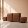 Dudley 4 Seater Sofa - Brown - Thumbnail Image 4