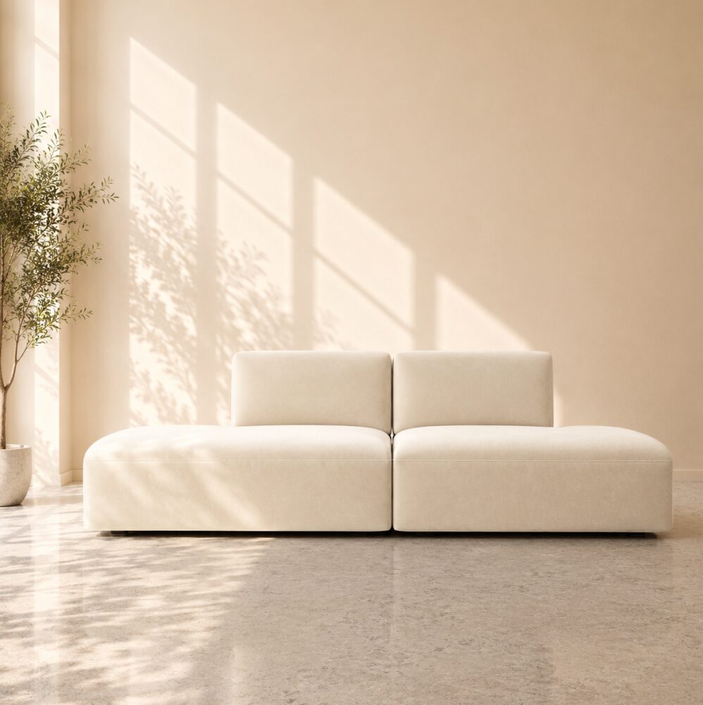 Dudley 4 Seater Sofa - Cream