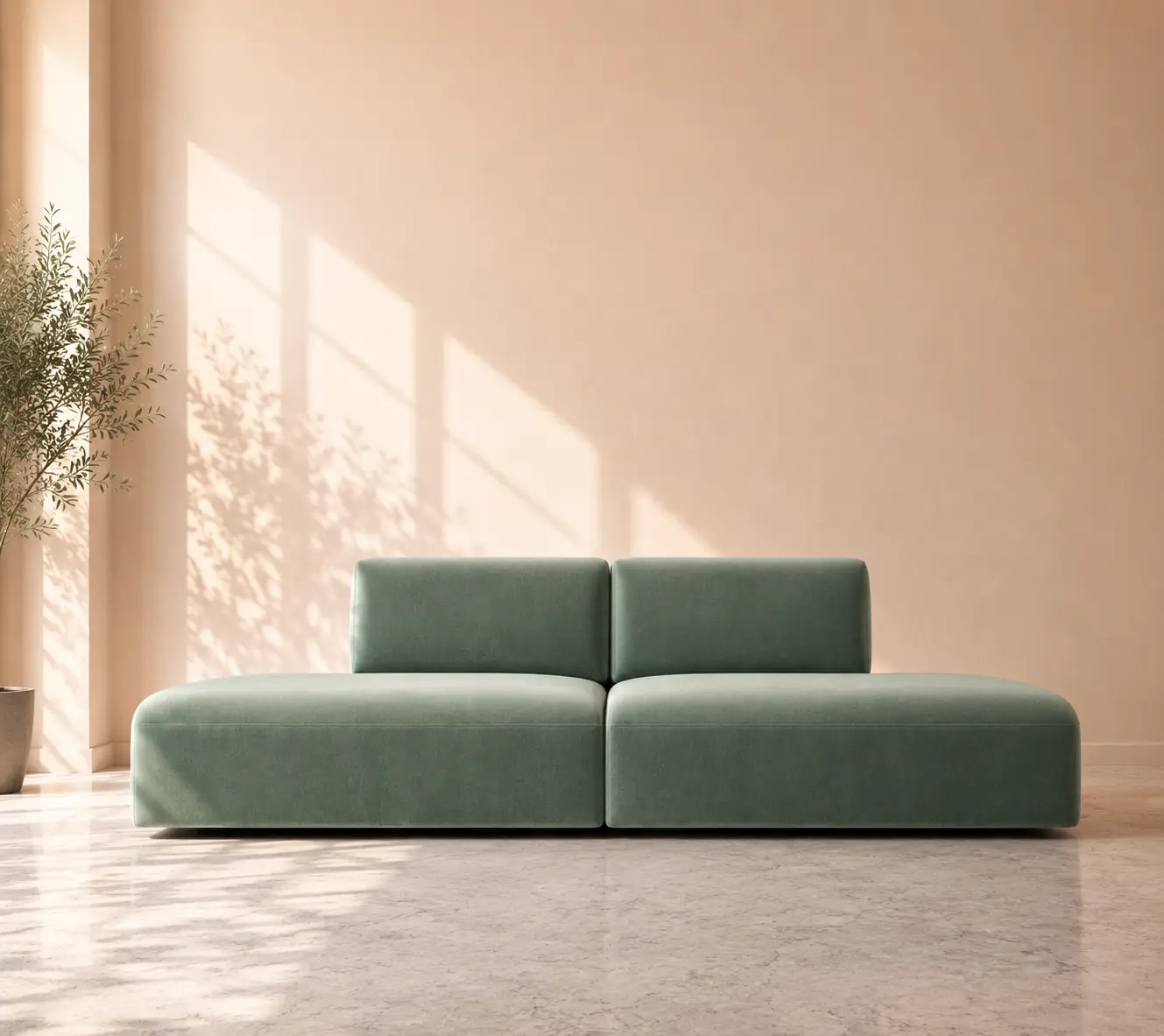 Dudley 4 Seater Sofa - Mint Green