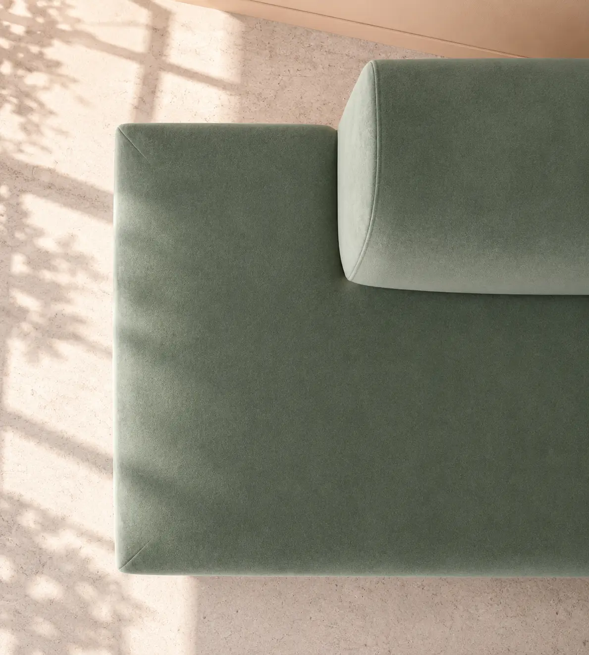 Dudley 4 Seater Sofa - Mint Green - Image 4