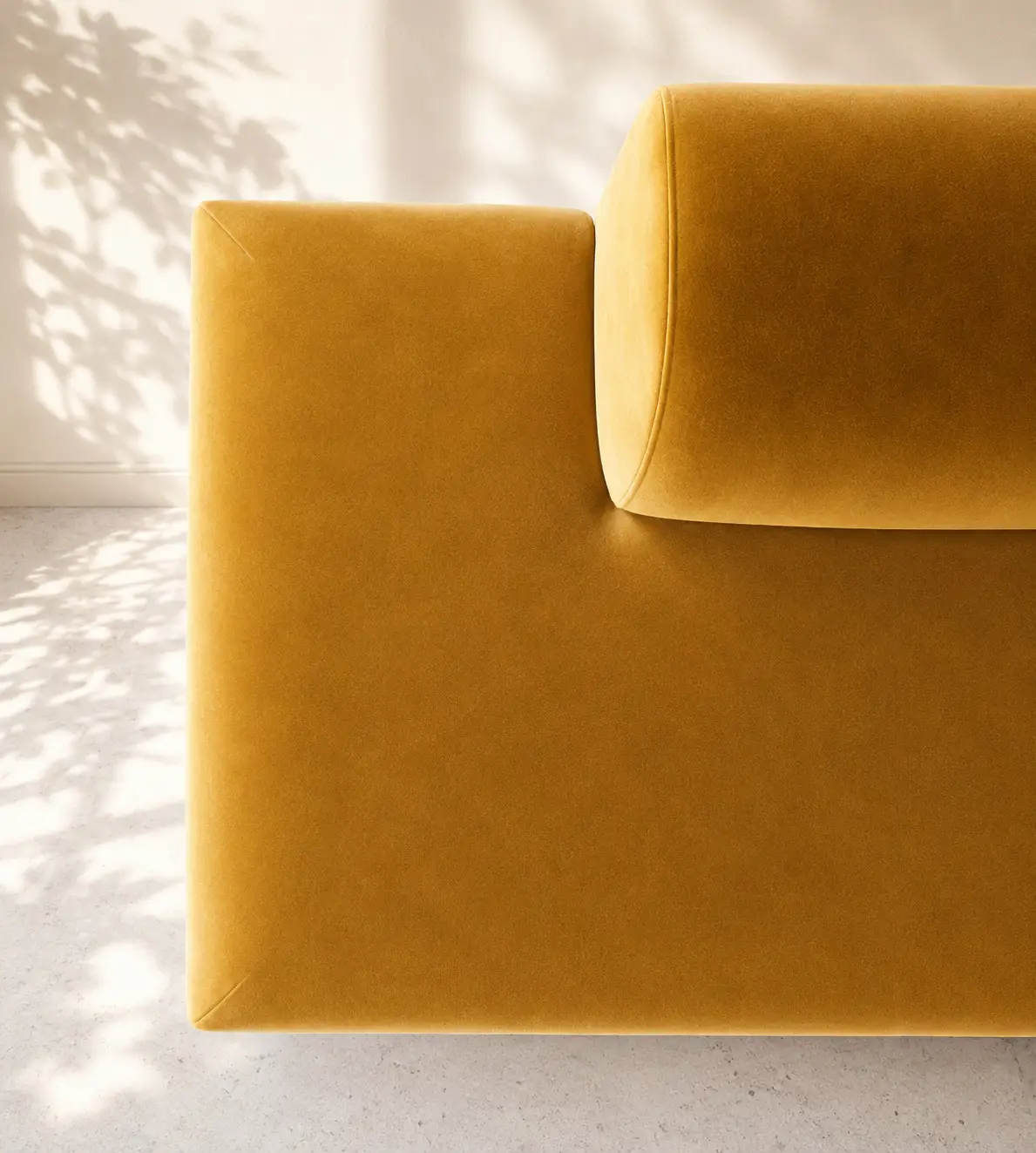 Dudley 4 Seater Sofa - Mustard - Image 3