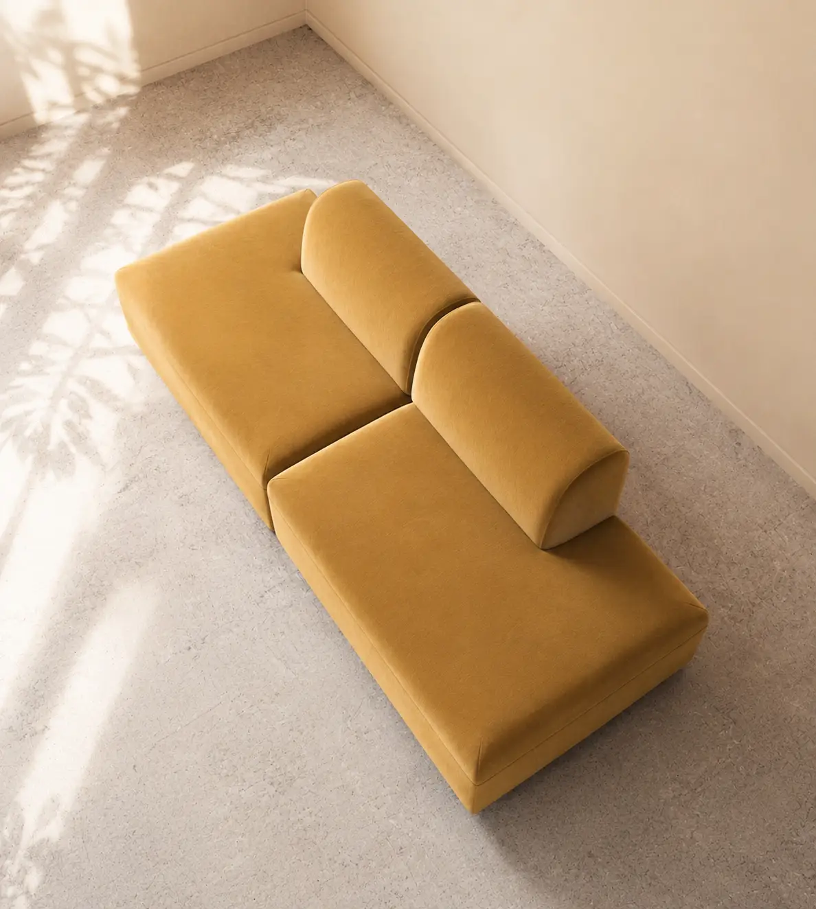 Dudley 4 Seater Sofa - Mustard - Image 4