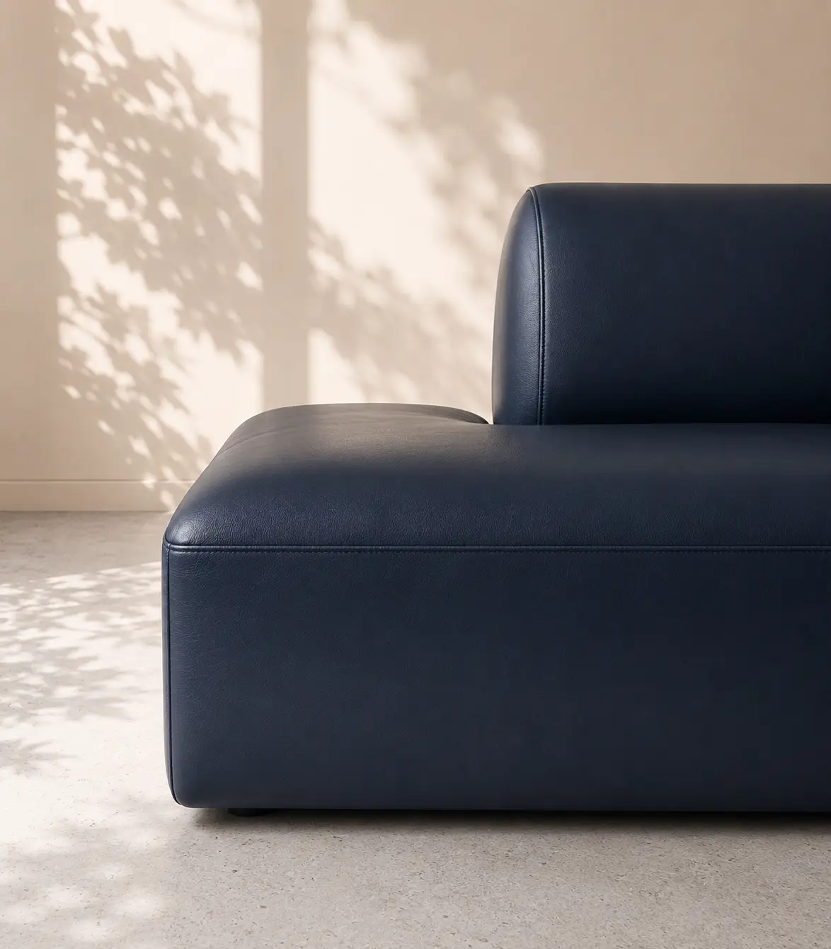 Dudley 4 Seater Sofa - Navy Blue - Image 3