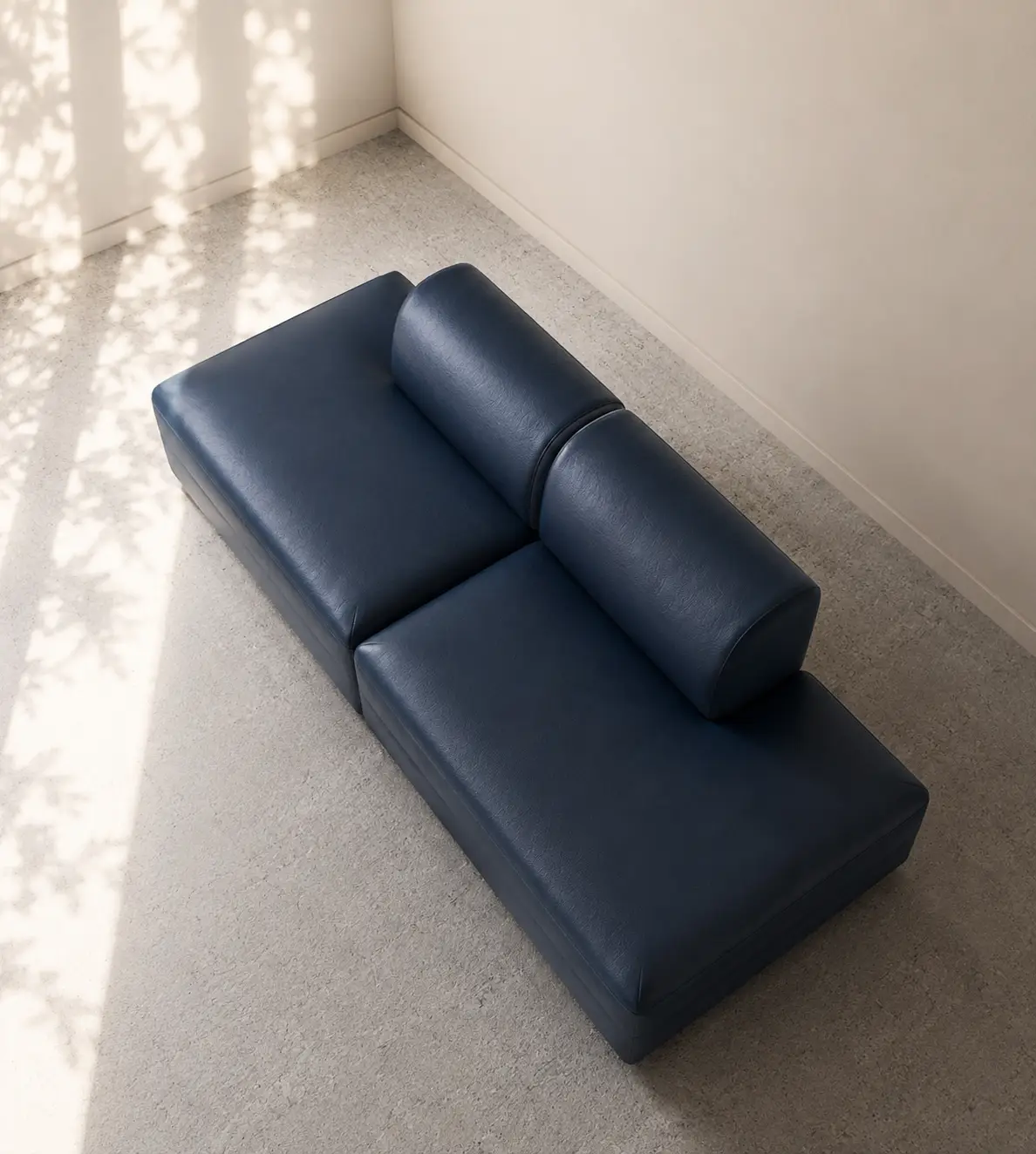Dudley 4 Seater Sofa - Navy Blue - Image 2