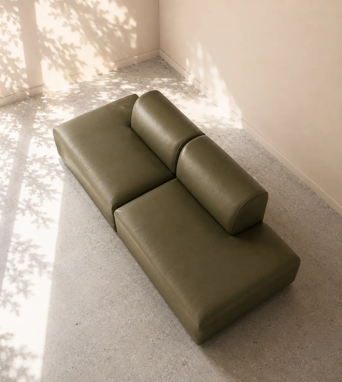 Dudley 4 Seater Sofa - Olive Green - Image 2