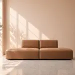 Dudley 4 Seater Sofa - Tan Brown
