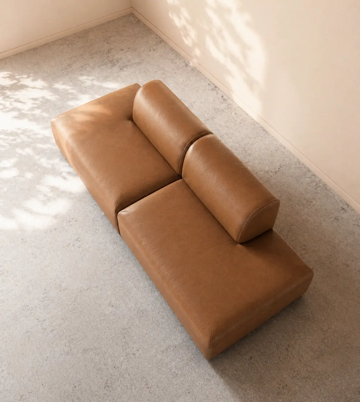 Dudley 4 Seater Sofa - Tan Brown - Image 2