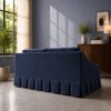 Hambleton 2 Seater Sofa - Dark Blue Velvet - Thumbnail Image 4