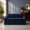 Hambleton 2 Seater Sofa - Dark Blue Velvet - Thumbnail Image 1