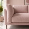Indora 2 Seater Sofa - Blush Pink Boucle - Thumbnail Image 4