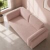 Indora 2 Seater Sofa - Blush Pink Boucle - Thumbnail Image 2