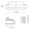 Trenton 2 Seater Sofa - Olive Green Leatherette - Thumbnail Image 4