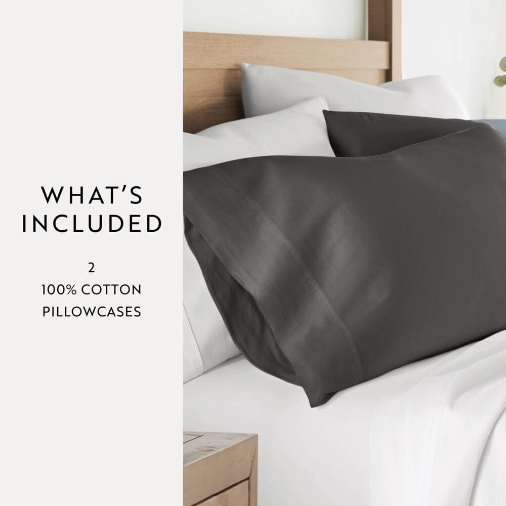 Pillow Cover - Dark Grey - Image 3