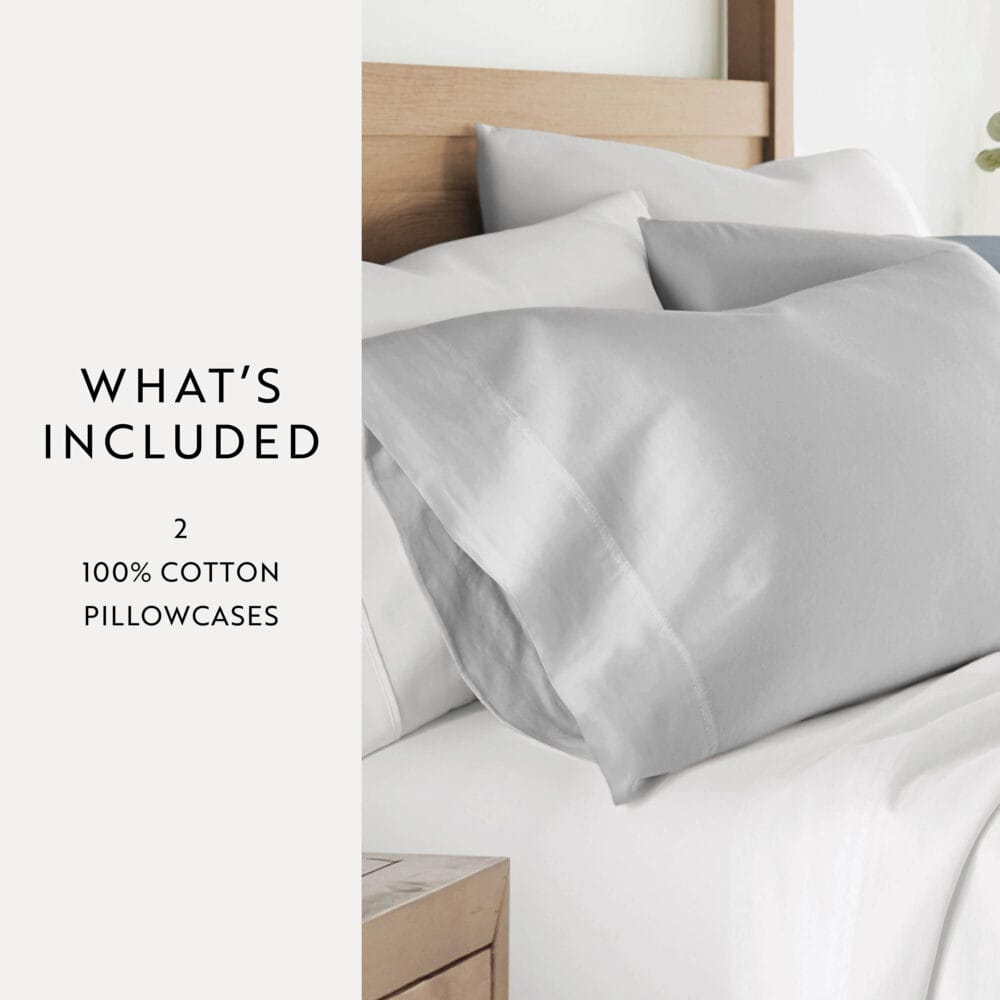 Pillow Cover - Light Grey - Image 3