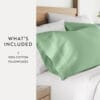 Pillow Cover - Mint Green - Thumbnail Image 4