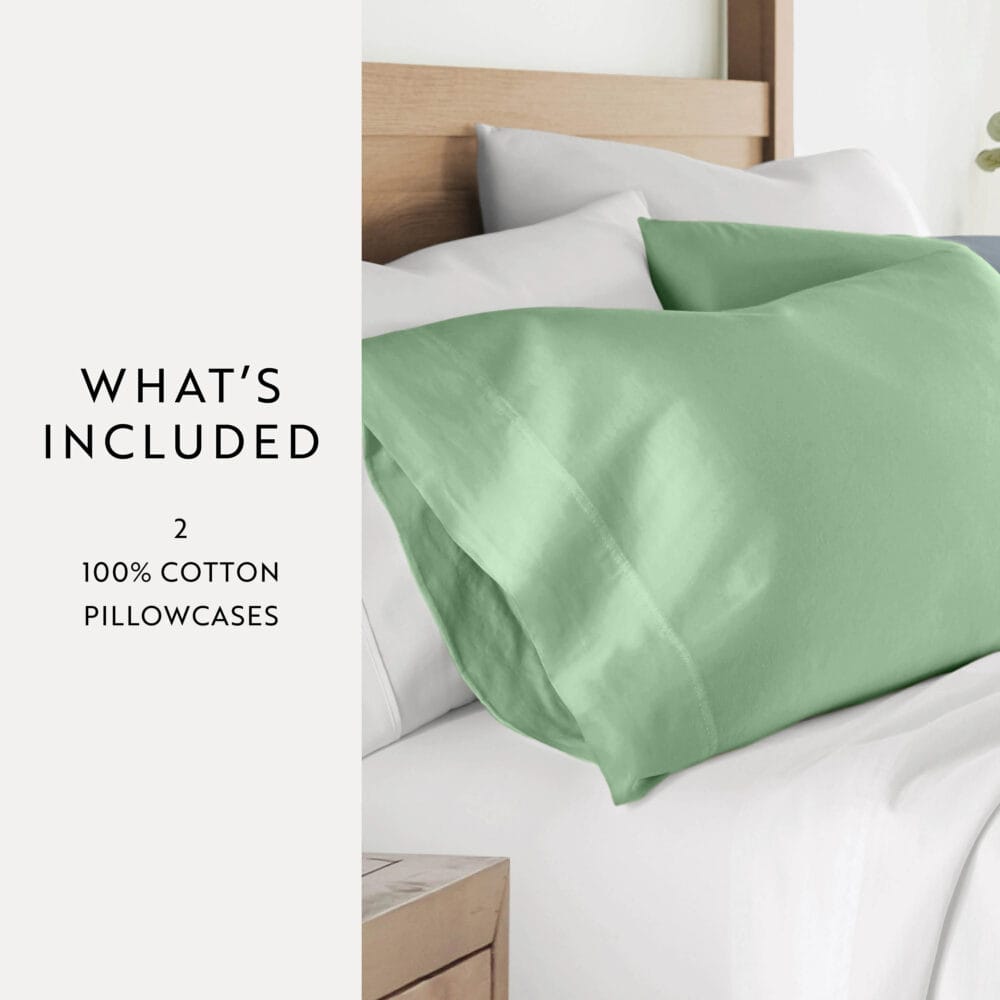 Pillow Cover - Mint Green - Image 4