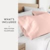Pillow Cover - Peach - Thumbnail Image 3