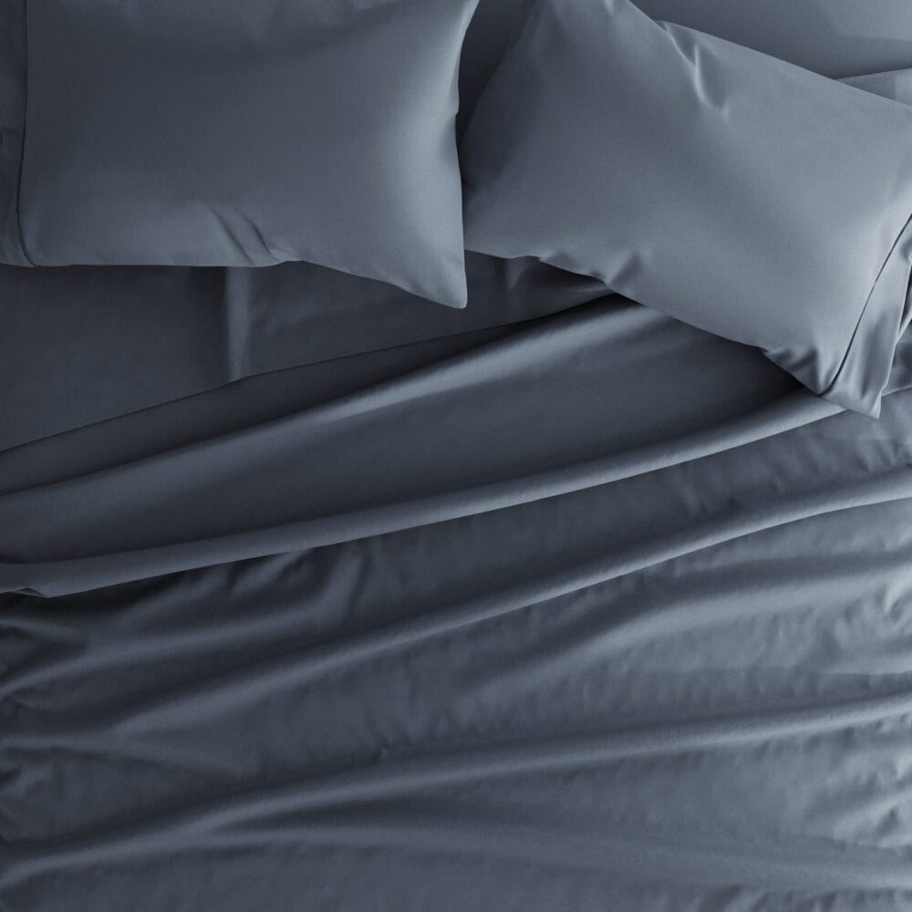 Bedsheet With Pillow Cover - Stone Cotton - Image 6