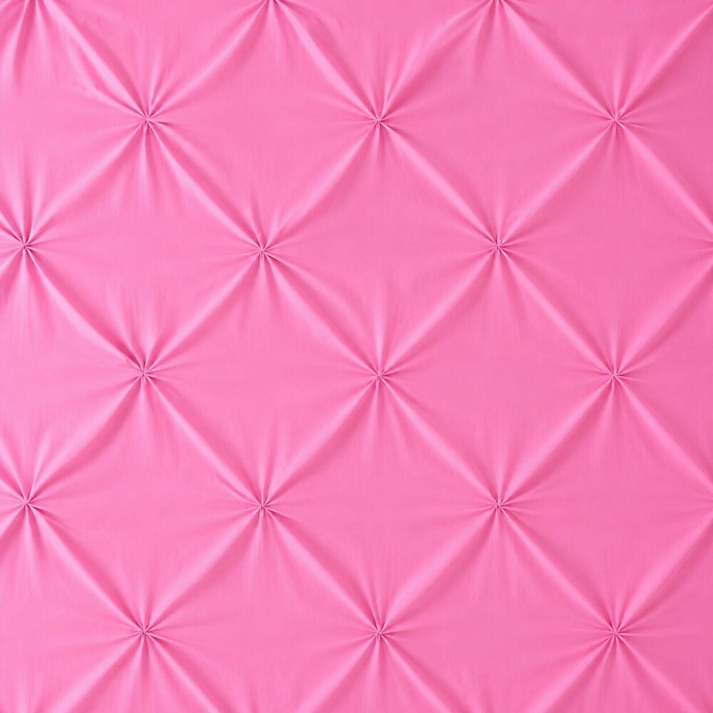 Pinch Style Comforter Cover with Pillow Cover - Barbie Pink - Image 3