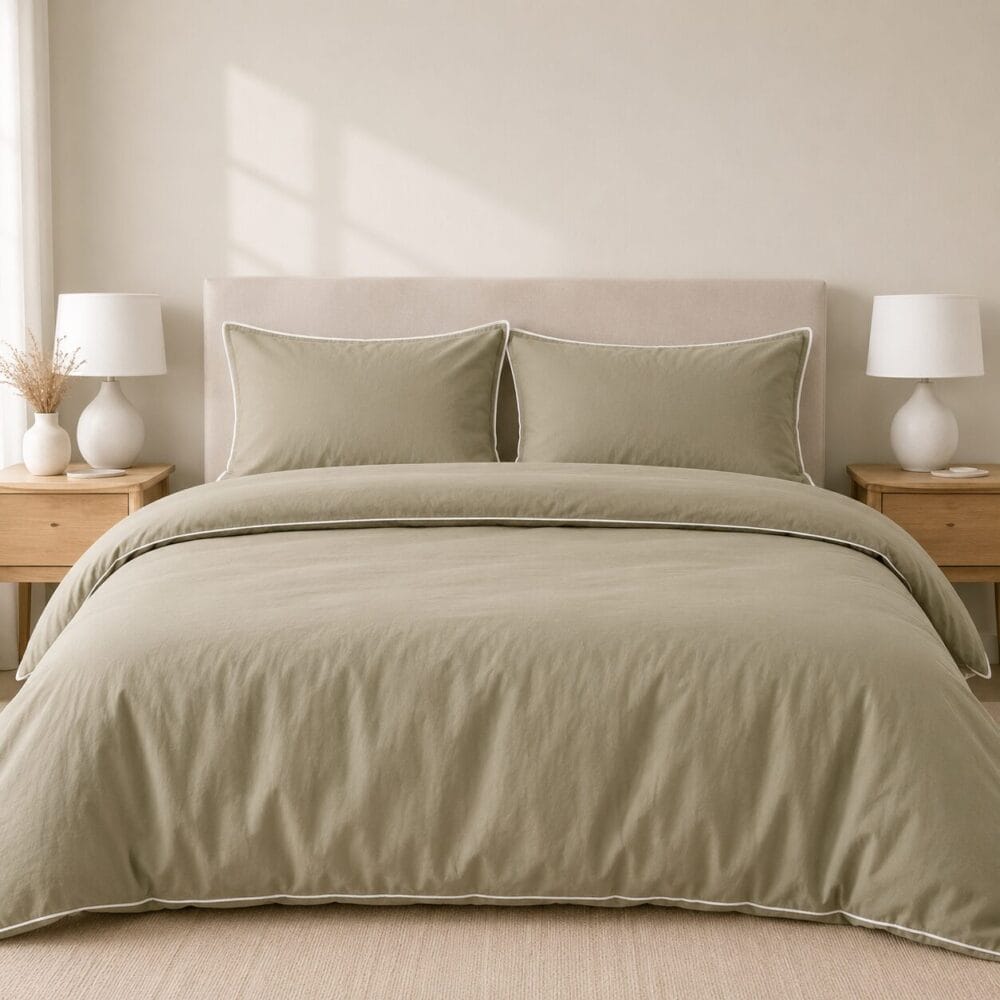 Comforter Cover with Pillow Cover - Sand - Image 5