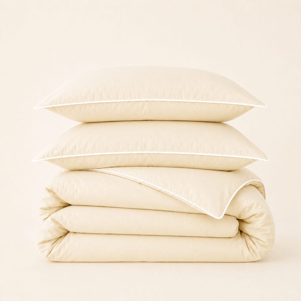 Comforter Cover with Pillow Cover - Ivory - Image 4