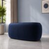 Santena 2 Seater Sofa - Navy Blue Velvet - Thumbnail Image 2