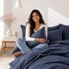 Comforter Cover with Pillow Cover - Stone - Thumbnail Image 6