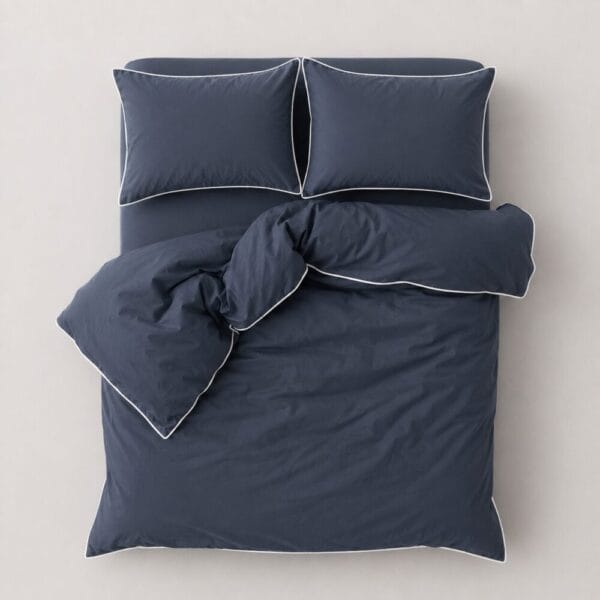 Comforter Cover with Pillow Cover - Stone