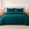 Comforter Cover with Pillow Cover - Teal - Thumbnail Image 3