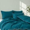 Comforter Cover with Pillow Cover - Teal - Thumbnail Image 2