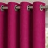 Premium Blackout Eyelet Curtain - Magenta colour - Thumbnail Image 3