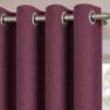 Premium Blackout Eyelet Curtain - Mulberry colour - Thumbnail Image 3