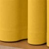 Premium Blackout Eyelet Curtain - Canary colour - Thumbnail Image 3